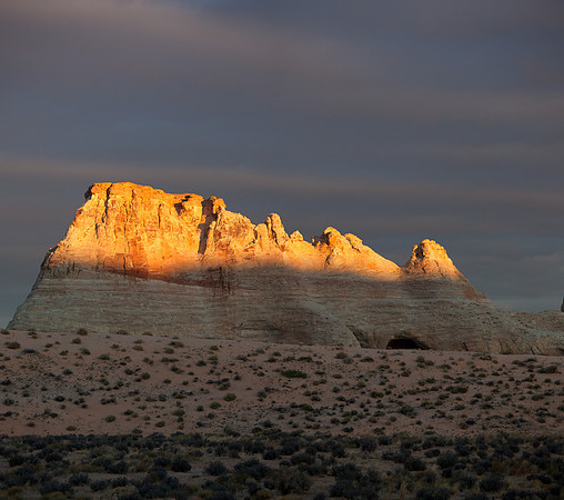 Desert mesa at sunrise